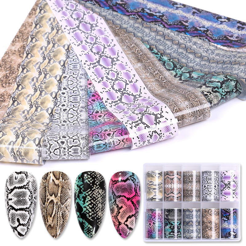 Ins Classic Manicure Nail Sticker Snake Star Set Sticker Ins Classic Manicure Nail Sticker Snake Star Set Sticker